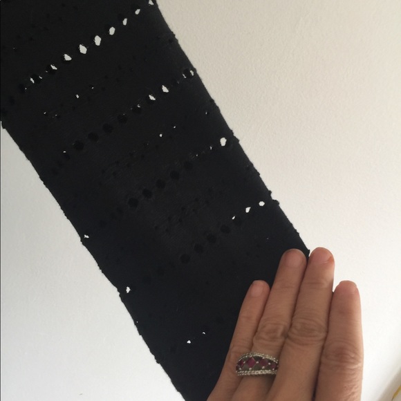 Eight Sixty Black Peplum Top size Small Never Worn - Picture 3 of 5